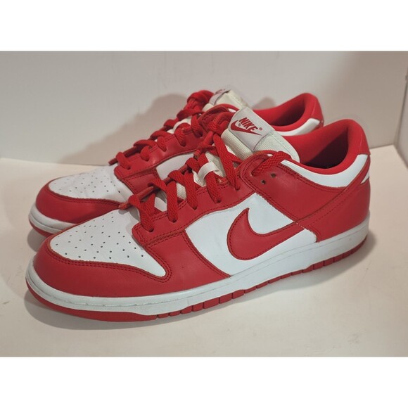 Men\'s Nike Dunk Low Retro White/University Red-White (HF5441 104) Size 11 main image 7